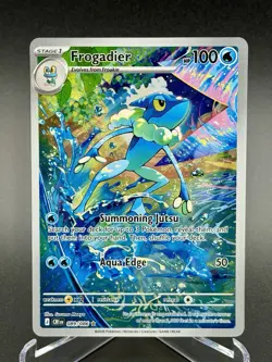 Frogadier Illustration Rare 089/086 Pokemon Chaos Rising Near Mint EN - Image 1