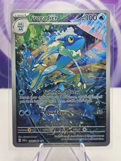 Frogadier 089/086 IR Pokemon Chaos Rising Full Art Illustration Rare Pokemon TCG - Image 1
