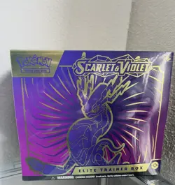 Pokemon TCG Scarlet and Violet Elite Trainer Box ETB Miraidon New & Sealed - Image 1