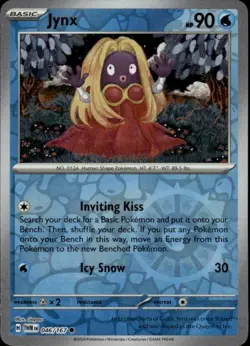 JYNX 046/167 TWILIGHT MASQUERADE C POKEMON REVERSE HOLO NM/M - Image 1