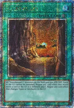 Yugioh! LP Necrovalley - RA04-EN122 - Quarter Century Secret Rare - 1st Edition - Image 1
