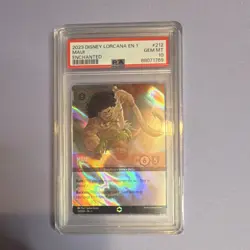 Disney Lorcana Maui-Hero to All Enchanted Holo PSA 10 212/204 English - Image 1