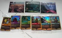 Disney Lorcana Wilds Unknown Prerelease 6 Promo Set + 3 Postcard Set Complete - Image 1