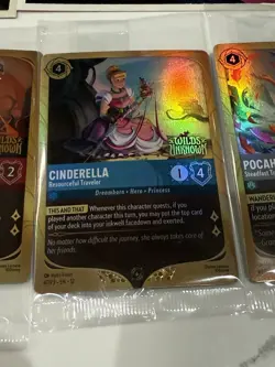 Disney Lorcana Wilds Unknown Prerelease 6 Promo Set + 3 Postcard Set Complete - Image 5