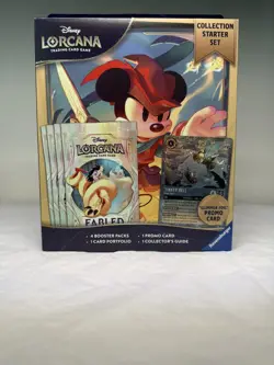 New Disney Lorcana: Fabled Collection Starter Set Glimmer Foil Promo Booster - Image 1