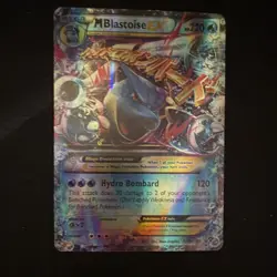 Pokemon M Blastoise EX 30/146 XY Mega Evolution Holo Rare EX 220 HP Card - Image 1
