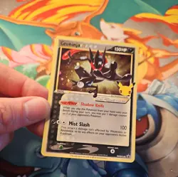 Pokemon Greninja Black Star Holo Promo Card SWSH144 25th Anniversary TCG 2 - Image 4