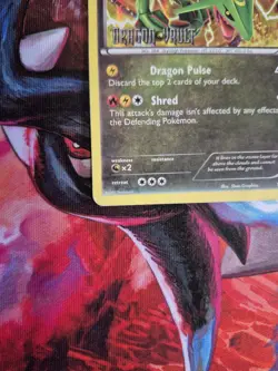 2012 Pokemon TCG Rayquaza Trading Card Dragon Vault Stamped Holo Rare, #11/20 - Image 5