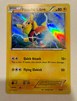 Pikachu Libre 30/30 MP – XY Trainer Kit Pokemon Card - Image 1