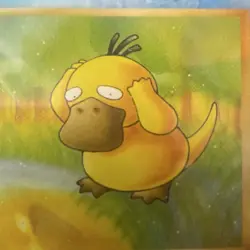Pokemon TCG Nintendo Psyduck Fossil #54 Japanese 1997 PSA 9 Pokemon Card - Image 4