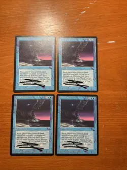 Artist Signed 4x MTG Magic Mana Vortex Signed The Dark Douglas Shuler Playset X4 - Image 1
