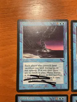 Artist Signed 4x MTG Magic Mana Vortex Signed The Dark Douglas Shuler Playset X4 - Image 4