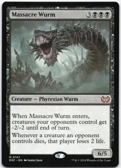 Massacre Wurm Normal M Commander: Duskmourn: House of Horror 147 NM - Image 1