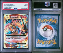 2016 POKEMON XY EVOLUTIONS #13 M CHARIZARD EX PSA 9 - Image 3