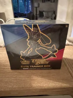 Pokemon Crown Zenith Elite Trainer Box Lucario Pokemon TCG Sealed - Image 2