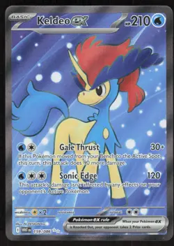 Keldeo ex 159/086 Holo Ultra Rare White Flare Pokemon Near Mint - Image 1