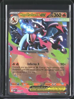 Mega Charizard X ex 029 Holo Promo ME: Mega Evolution Promo Pokemon NM/M - Image 1
