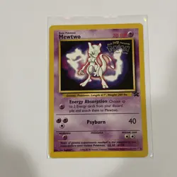 Mewtwo Black Star Promo #3 - Pokemon the First Movie 1999. Pk002008 - Image 1