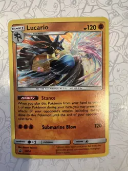Lucario SM54 Black Star Promo Pokemon - Image 1