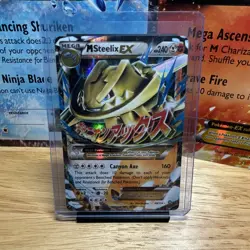 Pokemon TCG M Steelix EX 68/114 XY Steam Siege Ultra Rare FA Holo - Image 1