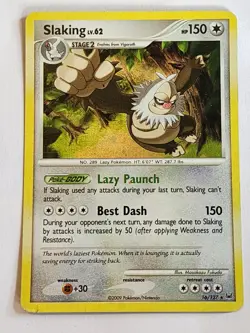 Slaking LV.62 16/127 Holo Rare - Platinum Base Set - Pokemon TCG - LP/MP - Image 1