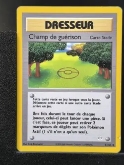 Carte Pokemon Champ de Guerison 61/64 Edition 2 Ed 2 Neo Revelation Wizards FR 4 - Image 2