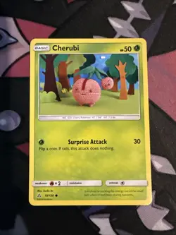 Pokemon TCG LP Ultra Prism Cherubi 10/156 - Image 1
