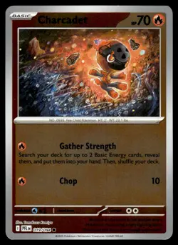 2025 Mega Evolution Series - Phantasmal Flames Charcadet Common/Reverse Holo #19 - Image 1
