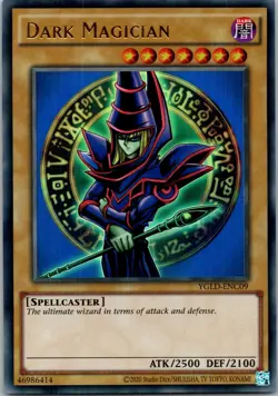 Yugioh Dark Magician YGLD-ENC09 Ultra Rare NM - Image 1