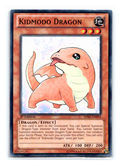Kidmodo Dragon - SHSP-EN094 - Super Rare- 1st Edition - Yugioh - Image 1