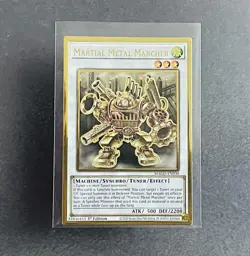 MARTIAL METAL MARCHER | 1 Copy | YUGIOH MAGO-EN030 | 1st ED | GOLD RARE - Image 2