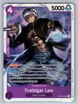 Trafalgar Law (Reprint) ST10-010 Premium Booster -The Best- One Piece Foil NM - Image 1