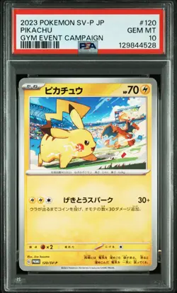 PSA 10 Pikachu 120 197/SV-P Gym Event Promo 2023 2024 Set Pokemon Card Japanese - Image 3