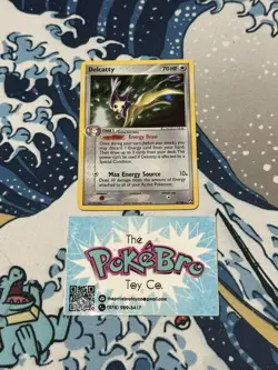 Pokemon Card Delcatty 8/108 2007 EX Power Keepers Rare Holo LP+ - Image 1