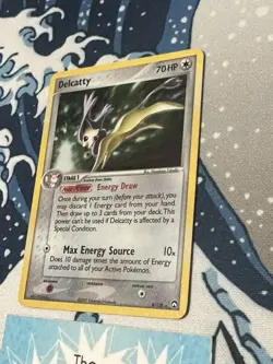 Pokemon Card Delcatty 8/108 2007 EX Power Keepers Rare Holo LP+ - Image 2