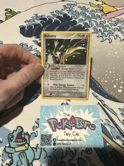 Pokemon Card Delcatty 8/108 2007 EX Power Keepers Rare Holo LP+ - Image 3