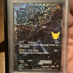2021 Pokemon Celebrations #114 Classic Zekrom Full Art Holo Card PSA 10 Gem Mint - Image 4