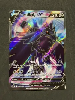 Corviknight V Full Art Battle Styles Card 156/163 Rare Pokemon Card - Image 1