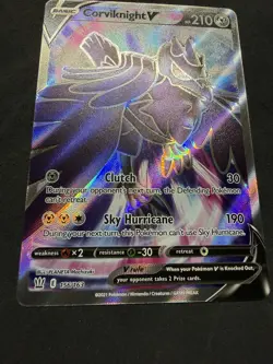 Corviknight V Full Art Battle Styles Card 156/163 Rare Pokemon Card - Image 5