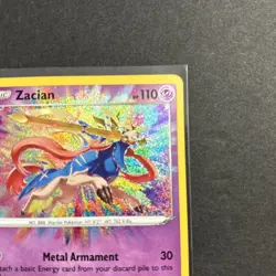Zacian 082/185 Vivid Voltage NM Holo Foil Amazing Rare Pokemon Card - Image 2