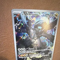 Pokemon TCG N's Zekrom MEP Black Star Promo 031 Full Art Holo 130 HP English - Image 3