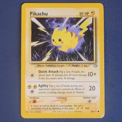 Pikachu 70/111 - Neo Genesis - Common Pokemon Card - PL - Image 1