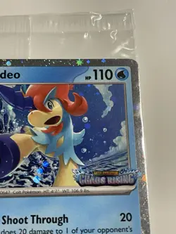 Pokemon TCG Keldeo Sealed Stamped Promo Card Chaos Rising Barnes & Noble Rare - Image 3