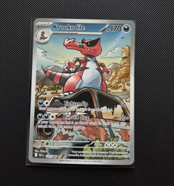 Pokemon TCG Krookodile 137/086 SV Black Bolt Illustration Rare Holo Eng - Image 1