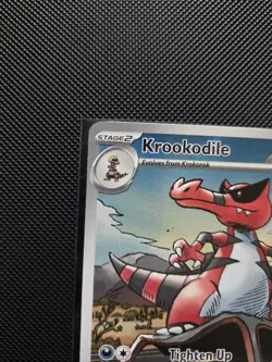 Pokemon TCG Krookodile 137/086 SV Black Bolt Illustration Rare Holo Eng - Image 3