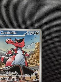 Pokemon TCG Krookodile 137/086 SV Black Bolt Illustration Rare Holo Eng - Image 4