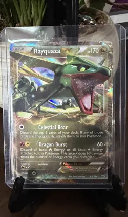 🐉📿Pokemon Rayquaza EX 85/124 Dragons Exalted Ultra Rare Holo 170 - Image 1