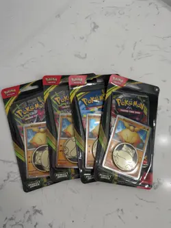Pokemon Perfect Order Blister Lot 4 Sealed Booster Packs SNORLAX Promo Coin - Image 1