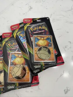 Pokemon Perfect Order Blister Lot 4 Sealed Booster Packs SNORLAX Promo Coin - Image 2
