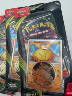 Pokemon Perfect Order Blister Lot 4 Sealed Booster Packs SNORLAX Promo Coin - Image 5